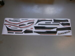 Stickerset compleet - Zwart - model '83-'84 - Afbeelding 2