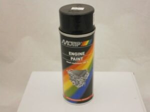 Spuitbus Lak, motorblok – Motip – 400ml – Zwart (04092)