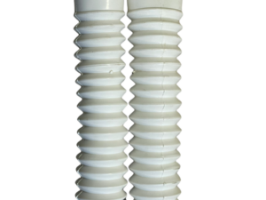 Voorvorkrubber/-hoes, set - Lang, 320mm - Wit