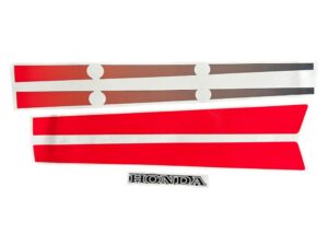 Stickerset kappen - Rood rainbow