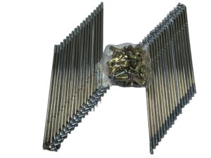 Spaakset imitatie – 16″ – Verdikking + goudkleurige nippels – Voor alle velgen