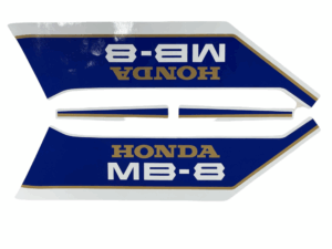 Stickerset tank - "MB-8" Blauw/wit/goud - model '79-'83, PB109 Petrol Blue - Afbeelding 2