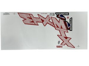Stickerset compleet - Wit/rood (incl. "Honda Wing")