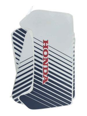 Stickerset kappen - Blauw/wit (lange zijkappen) - Afbeelding 2