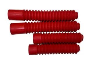 Voorvorkrubber/-hoes, set - Lang, 320mm - Rood - Afbeelding 2