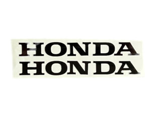 Sticker tank - "HONDA" Zwart - model '85-'86