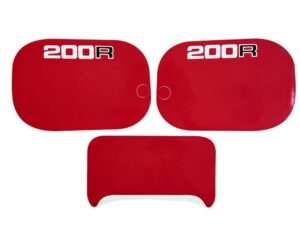 Stickerset kappen - Rood