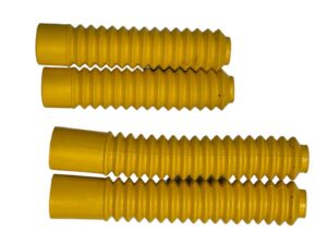 Voorvorkrubber/-hoes, set - Kort, 260mm - Geel - Afbeelding 2