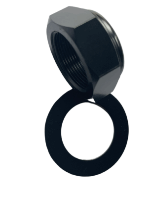Balhoofdmoer met ring (MT vanaf model 1985) (moer met gat) - Afbeelding 3