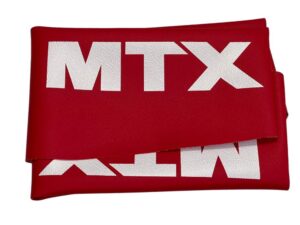 Buddydek/Zadelhoes - Rood + wit "MTX"