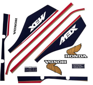 Stickerset compleet - Rothmans blauw - model '87-'88 (incl. "Honda Wing") - Afbeelding 5