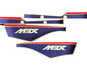 Stickerset kappen - Rothmans blauw - model '87-'88