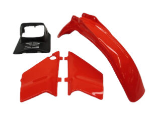Kappenset, 4-delig (incl. koplampspoiler) - A-kwaliteit - Kleur: Tahitian Red (R23)