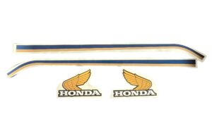 Stickerset tank - Rothmans blauw - model '87-'88