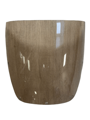 Koplampspoiler, ruit (glas) - Getint, bruin