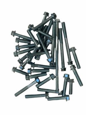 Motorblok, blokbouten set - Zilver