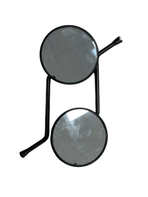 Spiegelset, bolkop - Zwart - Afbeelding 2
