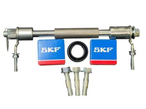 Achterwiel, bevestigings- + revisieset (compleet) - M12x225mm