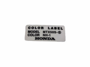 Sticker kleurlabel - Kleur: NH1 Black