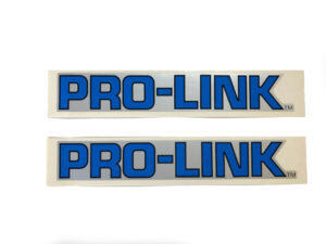 Stickerset "Pro-Link" - Blauw/zilver
