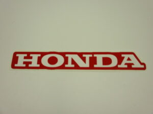 Sticker achterlicht onder - model '83-'84 R110 Monza Red