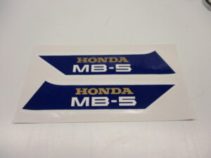 Stickerset tank - "MB-5" Blauw/wit - model '79-'83, Blauw - Afbeelding 3