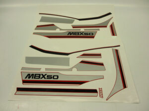 Stickerset compleet - Rood - model '83-'84