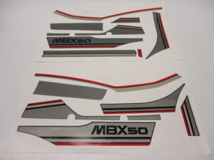 Stickerset compleet - Zwart - model '83-'84