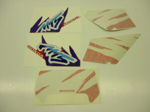 Stickerset compleet - model '93-'96 Rood (Scandinavia)