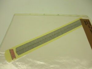 Sticker voorspatbord - Streep Zwart - model NH1 Black [NOS]