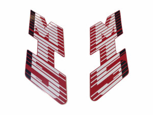 Stickerset tank - "MT5" Rood/wit/zwart - model '88-'89, R134 Fighting Red