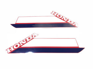 Stickerset tank - Blauw/rood - model '79-'83, R23 Tahitian Red