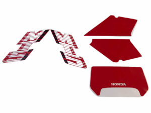 Stickerset compleet - Rood - model '88-'89, NH138 Shasta White