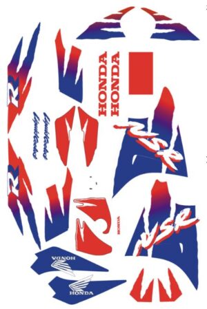 Stickerset compleet - Zwart/oranje "Tiger" - Afbeelding 6