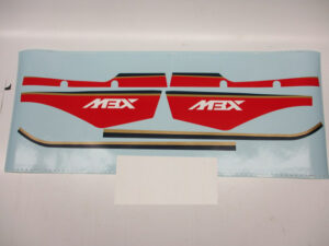 Stickerset compleet - Rothmans rood - model '87-'88