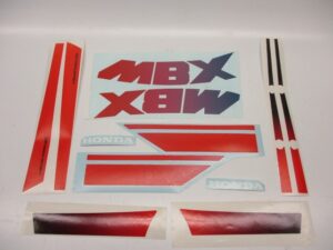 Stickerset compleet - model '84-'86, Zwart