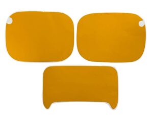Sticker tank - Rood/orange (incl. "Honda Wing") - Afbeelding 8