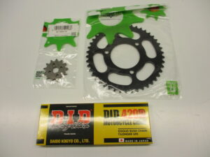 Tandwiel- en kettingset - 13/45 tands, ketting 420
