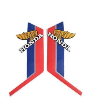 Sticker tank - Rood/blauw (incl. "Honda Wing")