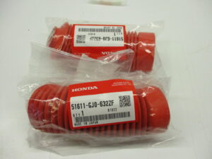 Voorvorkrubber/-hoes, set - Kleur: R119 Flash Red (Orange)