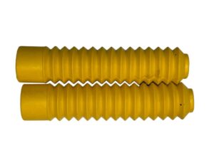 Voorvorkrubber/-hoes, set - Kort, 260mm - Geel