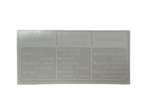 Sticker oliepeil - ENG - Geel - Afbeelding 13