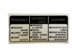 Sticker oliepeil - ENG - Geel - Afbeelding 14