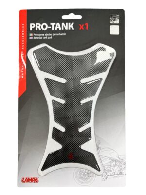 Sticker tank - Tank-pad Carbon look Lampa - 13,5x20,5