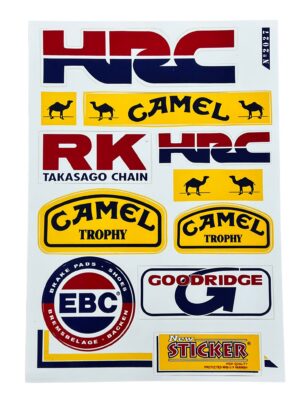 Stickerset merken - HRC/Camel