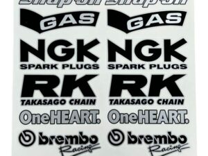 Stickerset merken - NGK/Michelin/Brembo/Snap-on