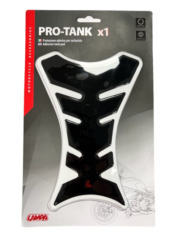 Sticker tank - Tank-pad Carbon look Lampa - 13,5x20,5 - Afbeelding 2