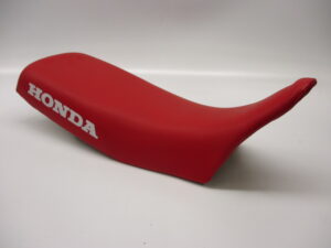 Buddy/Zadel - Rood + wit "HONDA" (opnieuw bekleed) - Afbeelding 2