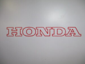 Sticker koplampspoiler, ruit - Rood