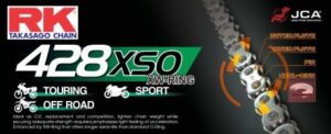 Ketting, 428 - RK - 130 links - XW-Ring, super versterkt